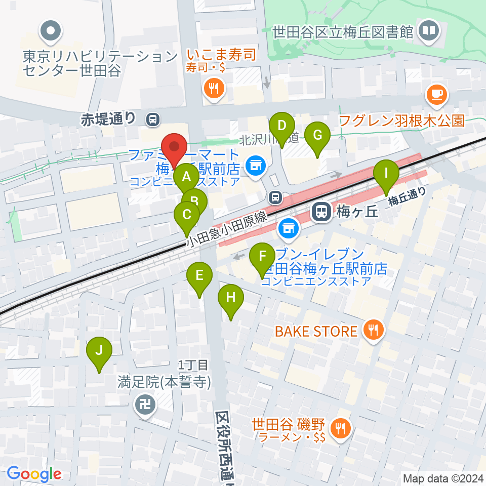 弦遊亭周辺の駐車場・コインパーキング一覧地図