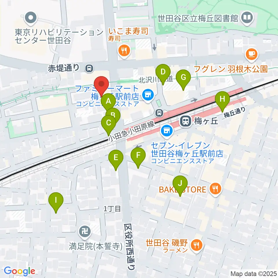 弦遊亭周辺の駐車場・コインパーキング一覧地図