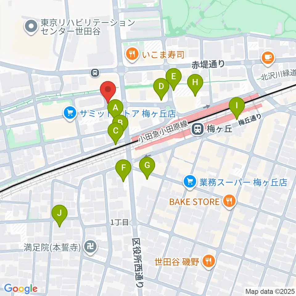 弦遊亭周辺の駐車場・コインパーキング一覧地図