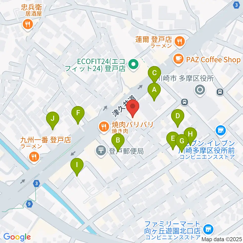 SOUND STUDIO OTA周辺の駐車場・コインパーキング一覧地図