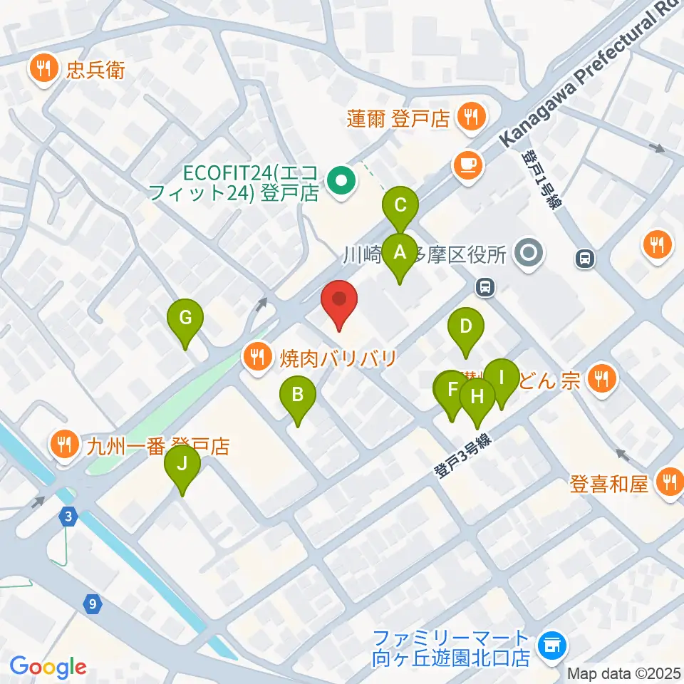 SOUND STUDIO OTA周辺の駐車場・コインパーキング一覧地図