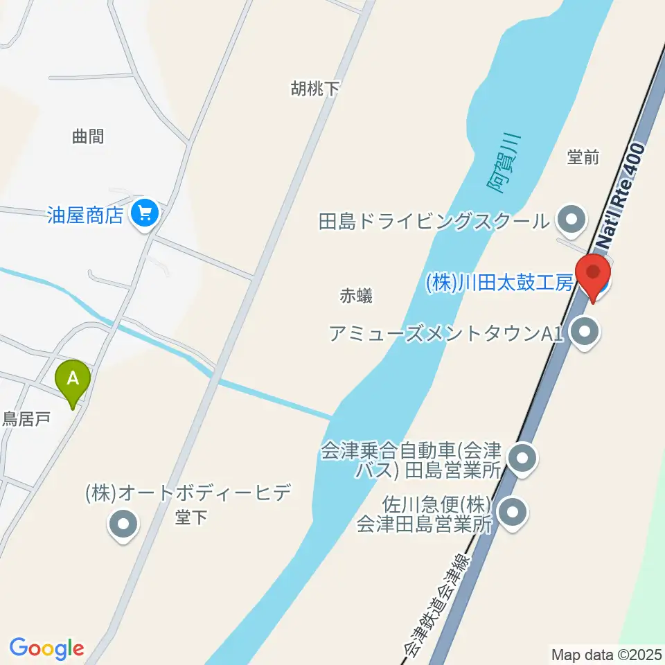 川田太鼓工房周辺の駐車場・コインパーキング一覧地図