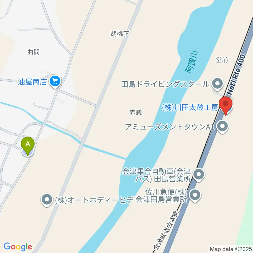 川田太鼓工房周辺の駐車場・コインパーキング一覧地図