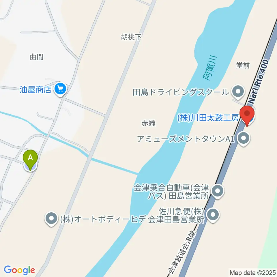 川田太鼓工房周辺の駐車場・コインパーキング一覧地図