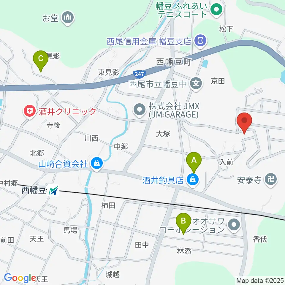 ヴァイアル周辺の駐車場・コインパーキング一覧地図