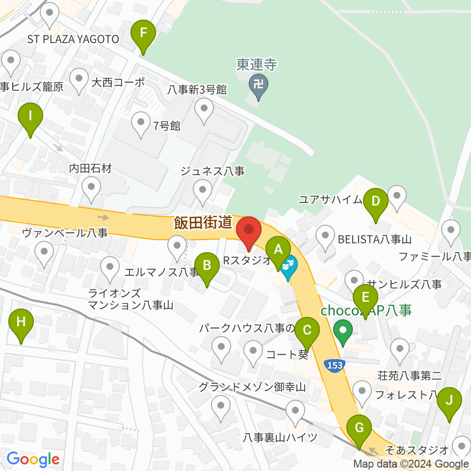 R'STUDIO YAGOTO周辺の駐車場・コインパーキング一覧地図