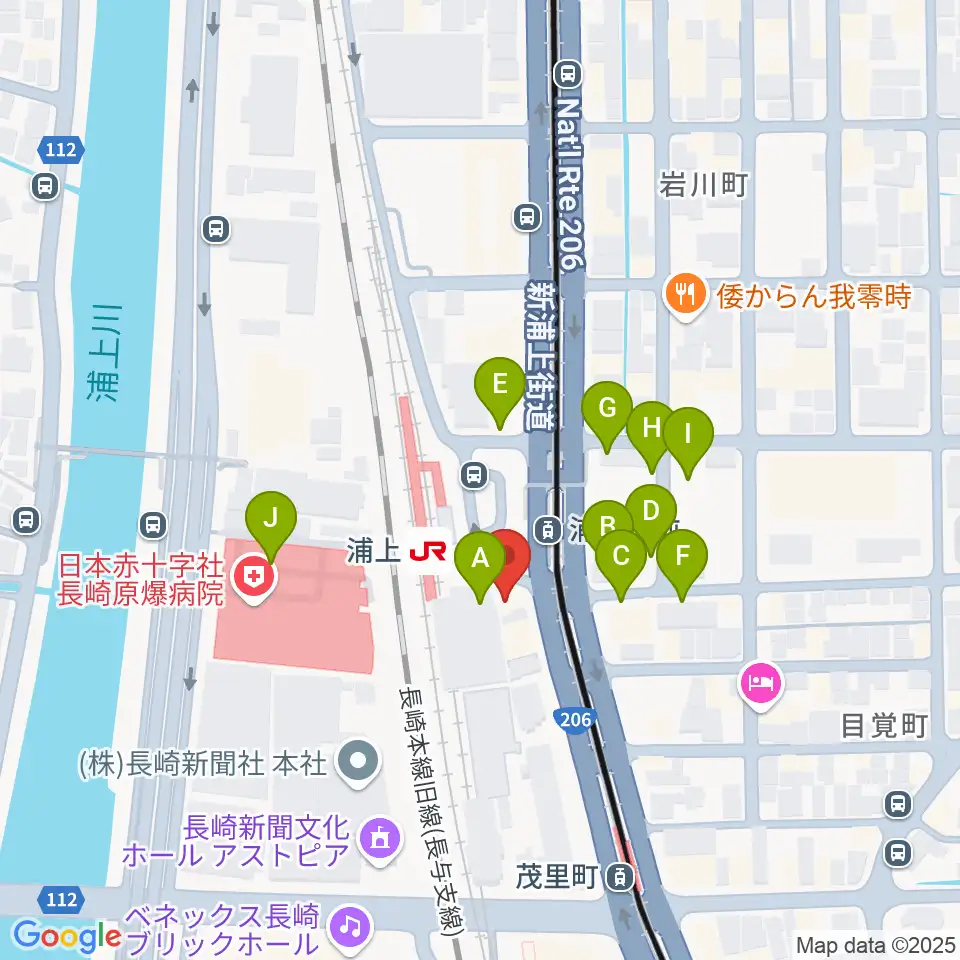 アノミュージックハウス周辺の駐車場・コインパーキング一覧地図