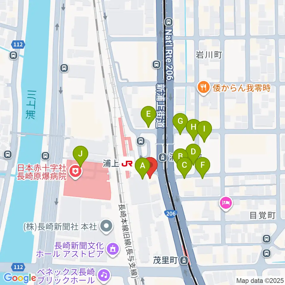 アノミュージックハウス周辺の駐車場・コインパーキング一覧地図