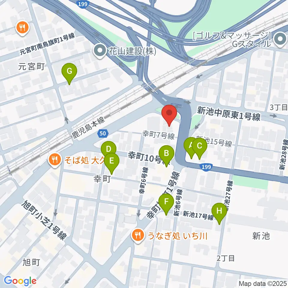 スタジオ アビーロード戸畑店周辺の駐車場・コインパーキング一覧地図