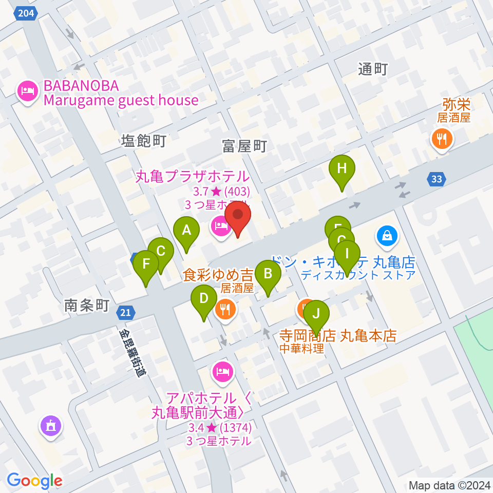 musiCafeマイゴ周辺の駐車場・コインパーキング一覧地図