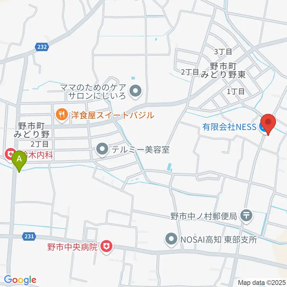 有限会社ネス・スタジオ周辺の駐車場・コインパーキング一覧地図