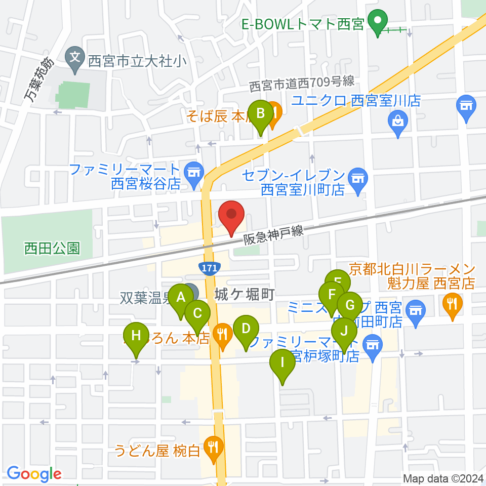 音楽スタジオ モンジャクシン周辺の駐車場・コインパーキング一覧地図