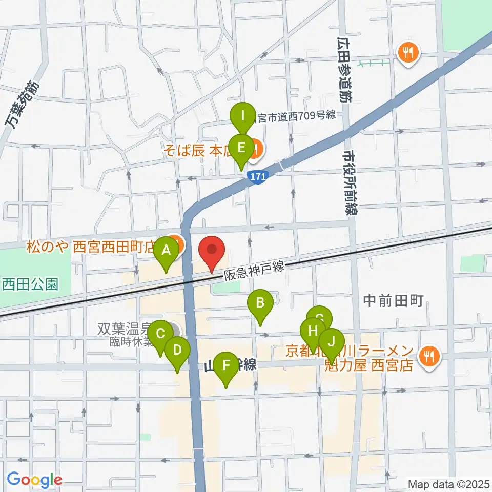 音楽スタジオ モンジャクシン周辺の駐車場・コインパーキング一覧地図