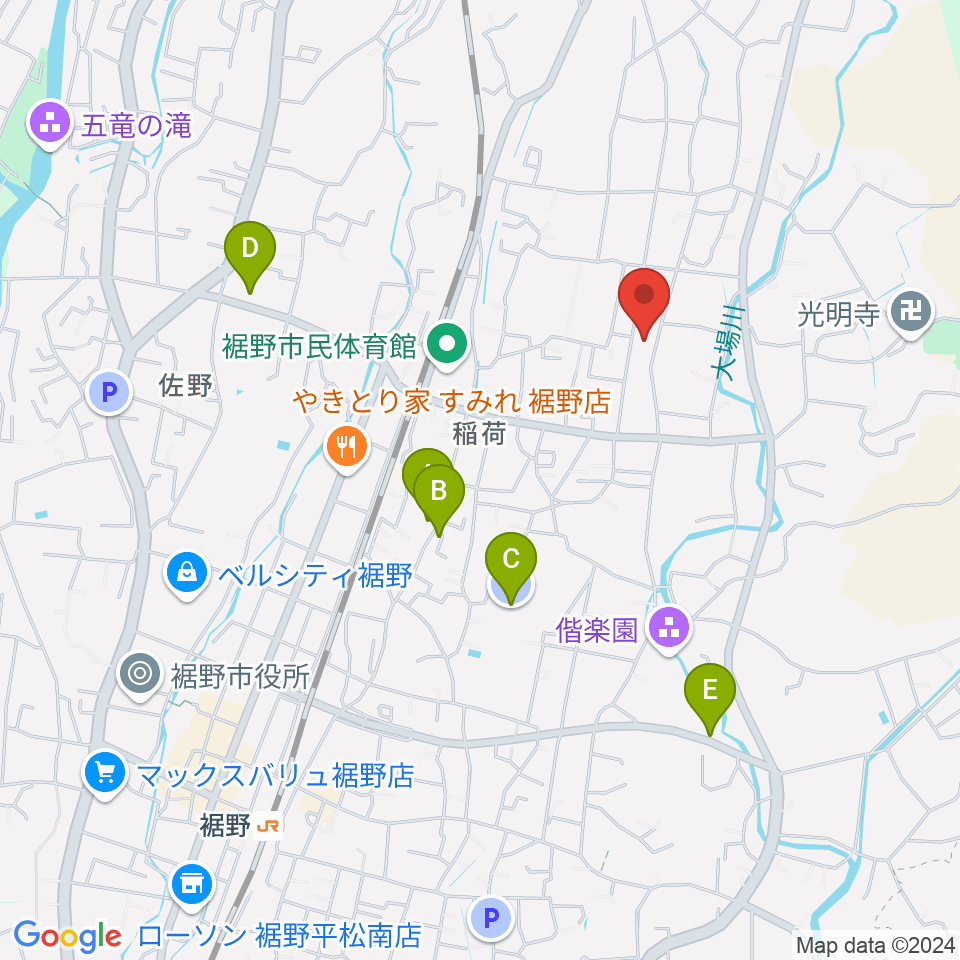 STUDIO O&K 裾野店周辺の駐車場・コインパーキング一覧地図