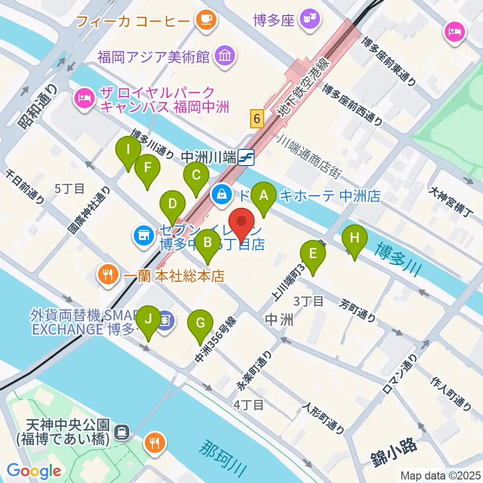 Gate's7周辺の駐車場・コインパーキング一覧地図