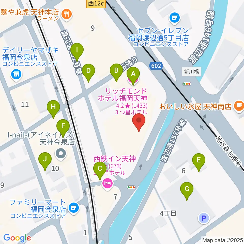 スカラエスパシオ周辺の駐車場・コインパーキング一覧地図