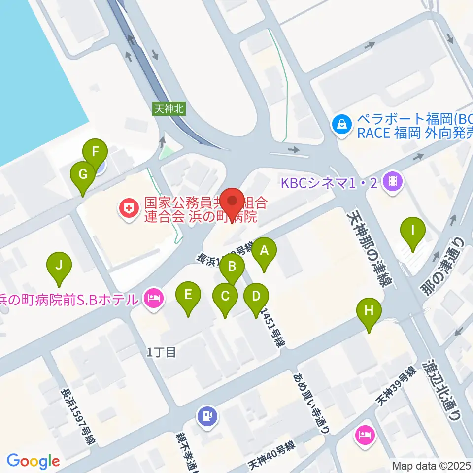 ライブハウスCB周辺の駐車場・コインパーキング一覧地図