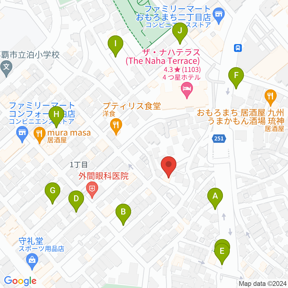 ヒーホースタジオ周辺の駐車場・コインパーキング一覧地図