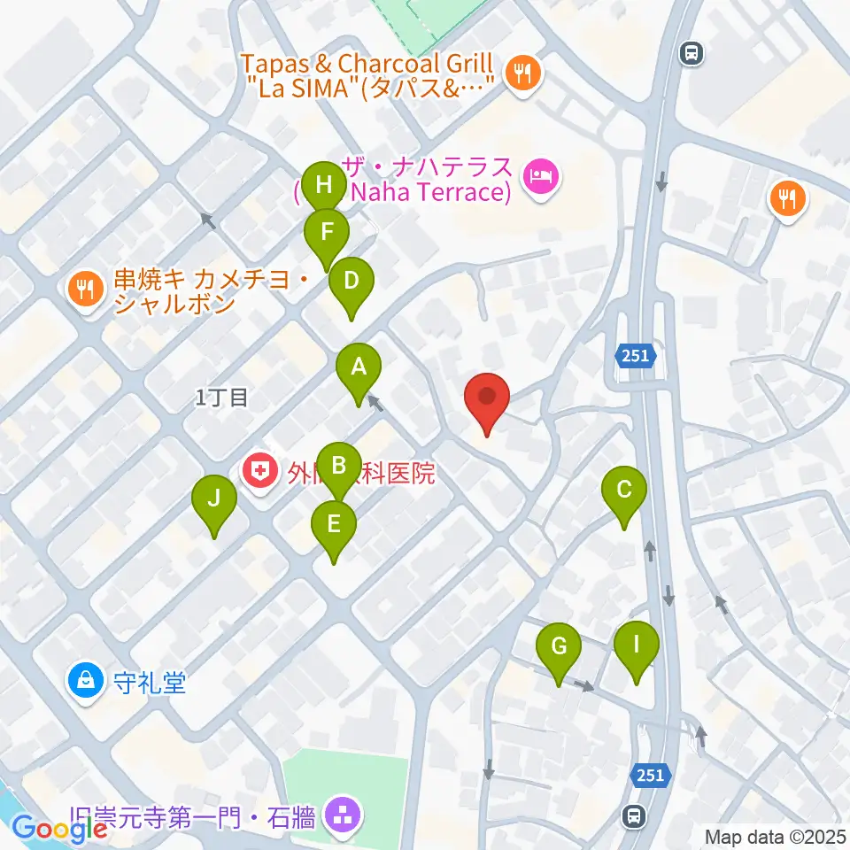 ヒーホースタジオ周辺の駐車場・コインパーキング一覧地図