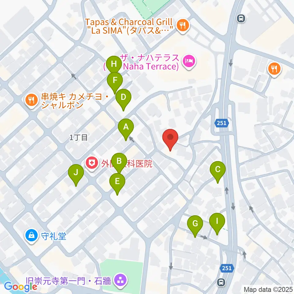 ヒーホースタジオ周辺の駐車場・コインパーキング一覧地図