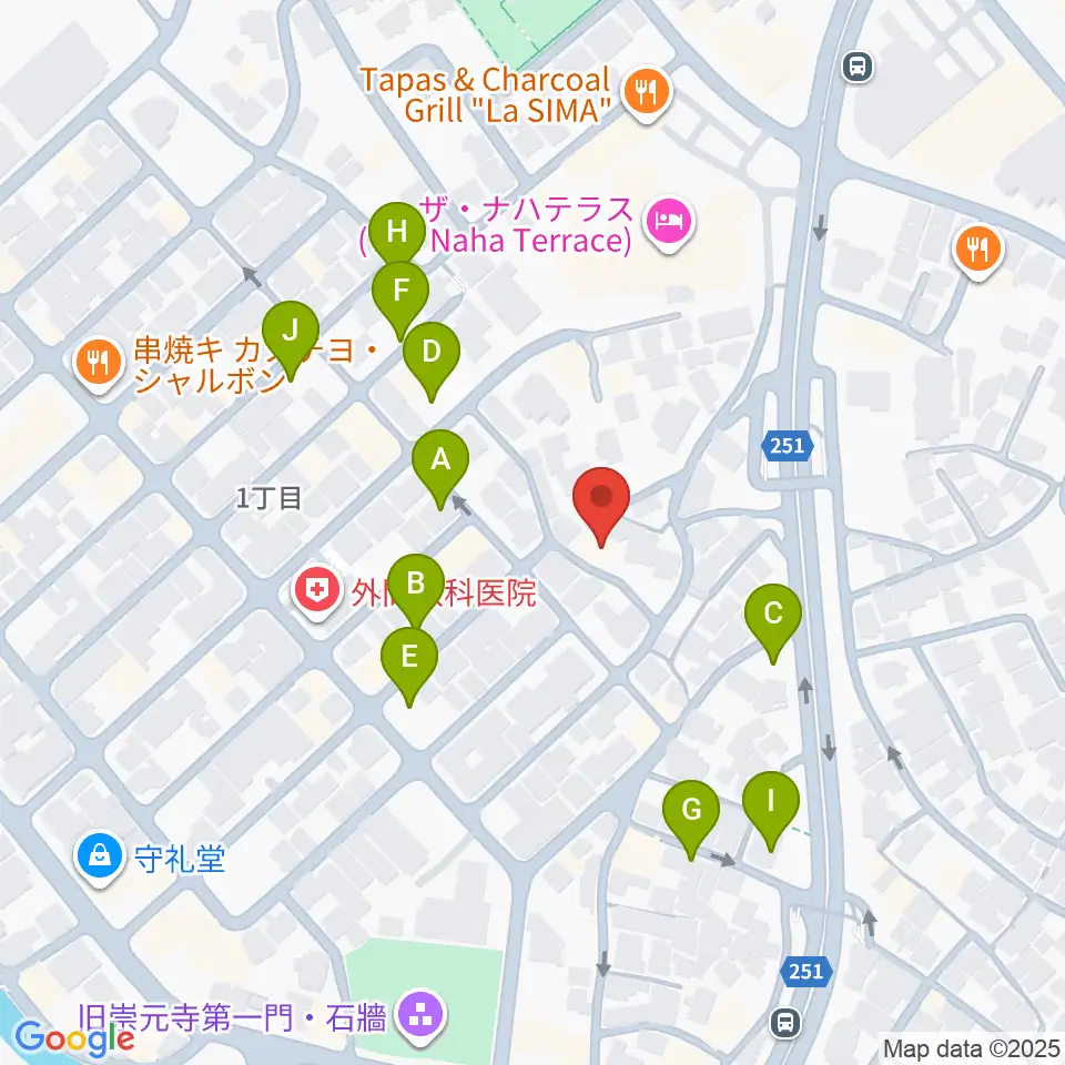 ヒーホースタジオ周辺の駐車場・コインパーキング一覧地図
