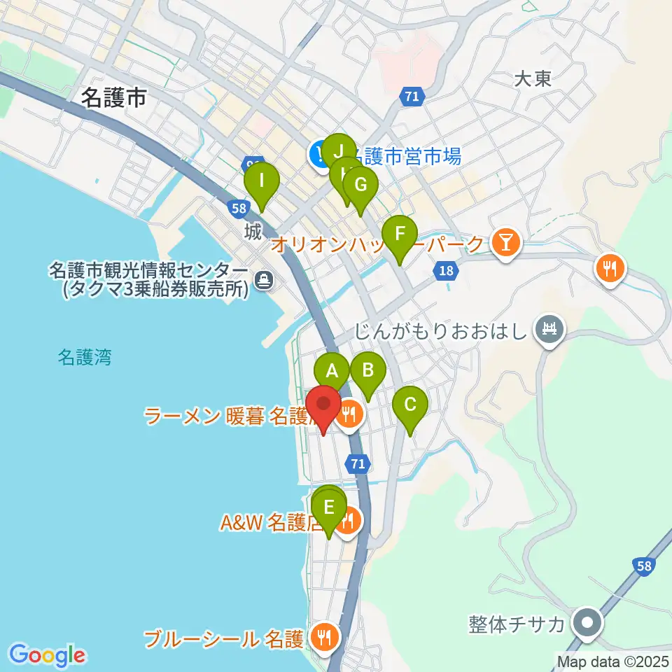 ラインナップスタジオ周辺の駐車場・コインパーキング一覧地図