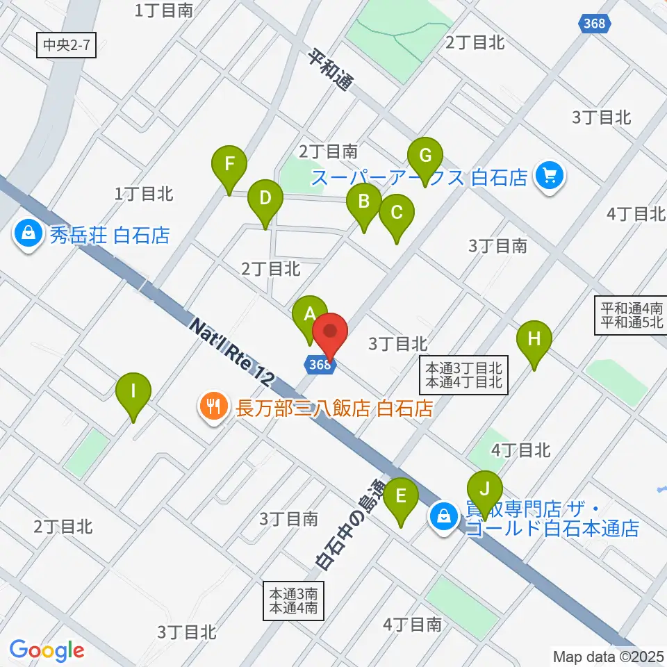 ピグスティー周辺の駐車場・コインパーキング一覧地図