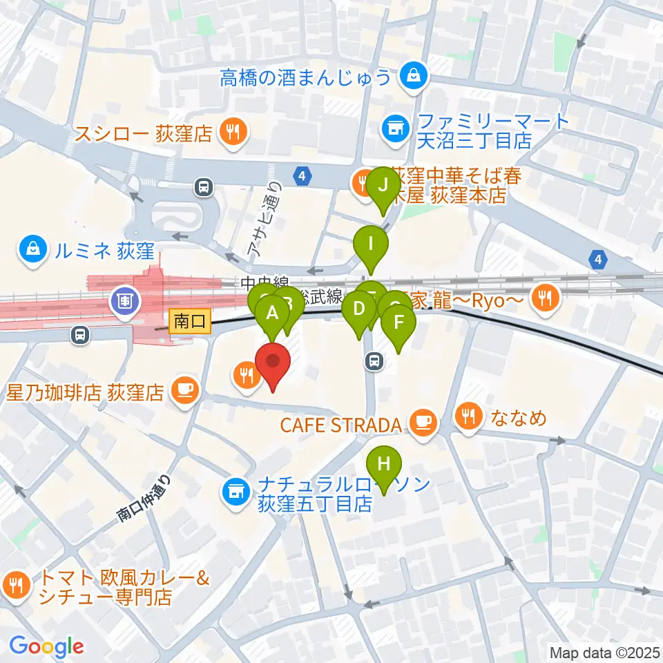 Studio Revival周辺の駐車場・コインパーキング一覧地図