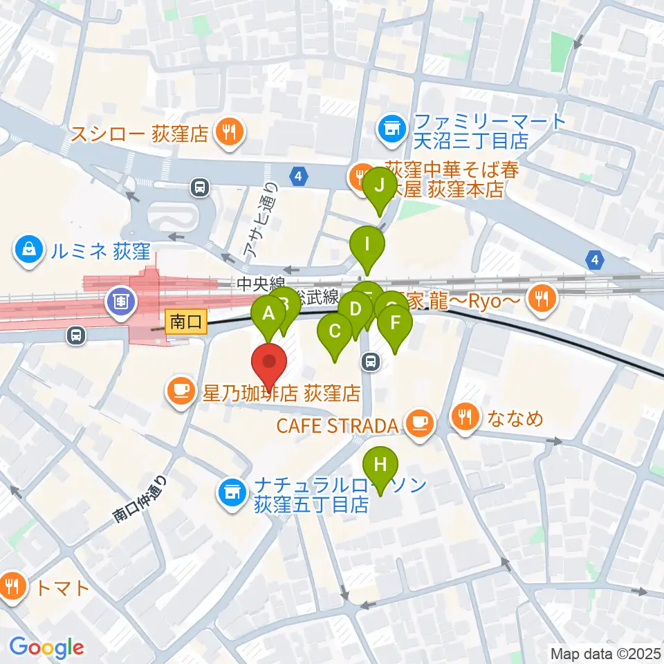 Studio Revival周辺の駐車場・コインパーキング一覧地図