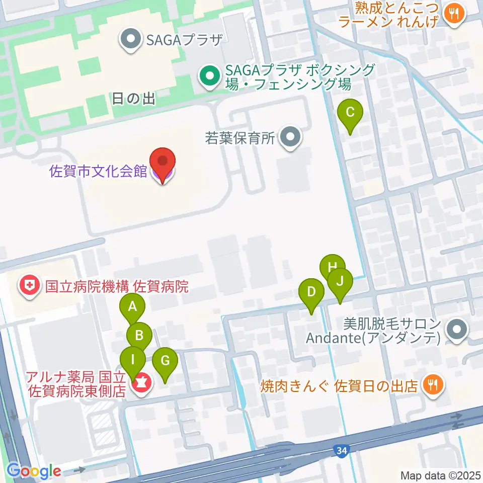 ミズ ウェルビー ホール周辺の駐車場・コインパーキング一覧地図