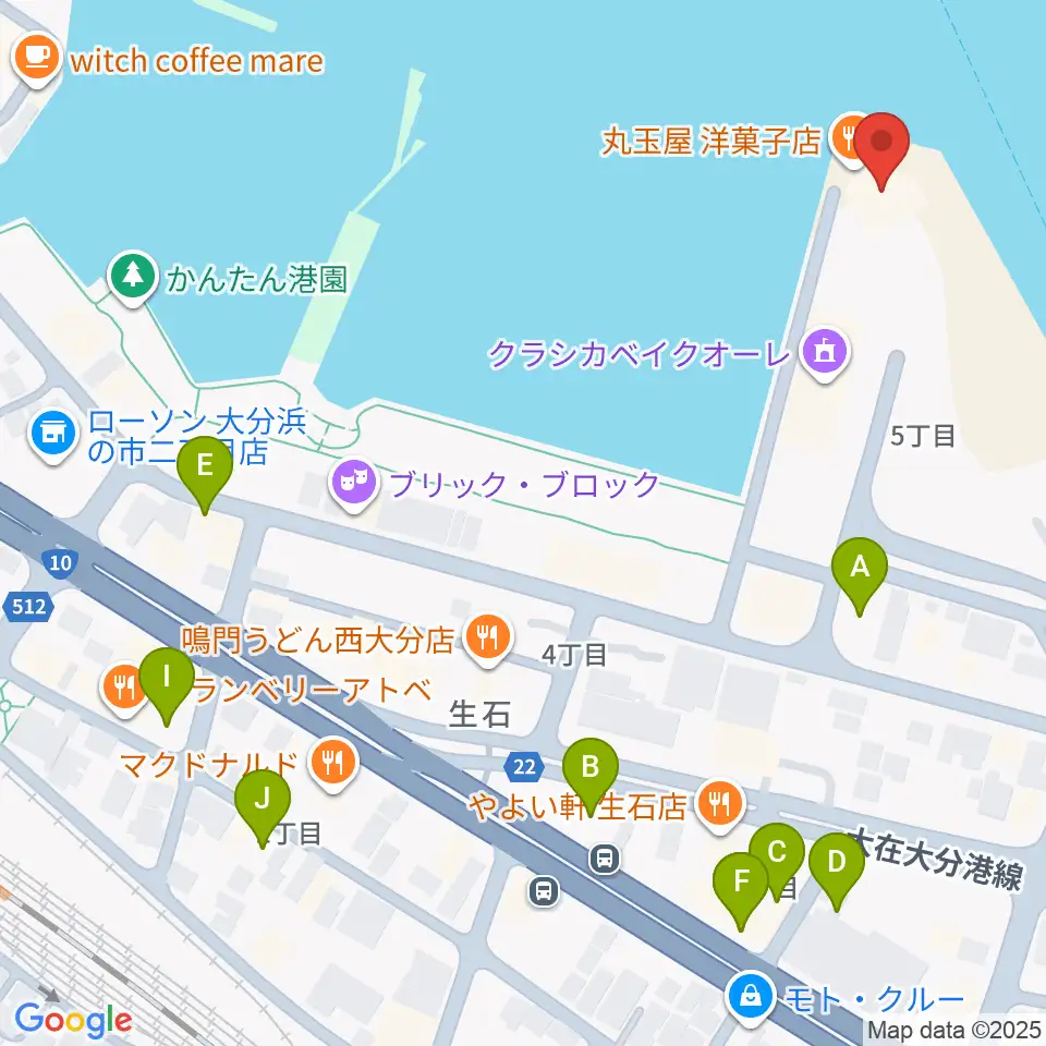 T.O.P.S Bitts HALL周辺の駐車場・コインパーキング一覧地図