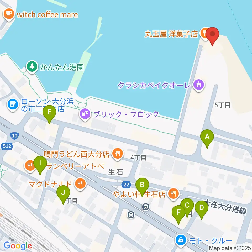 T.O.P.S Bitts HALL周辺の駐車場・コインパーキング一覧地図