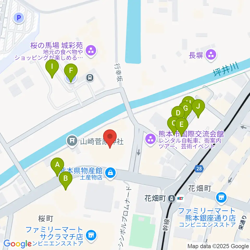 市民会館シアーズホーム夢ホール周辺の駐車場・コインパーキング一覧地図