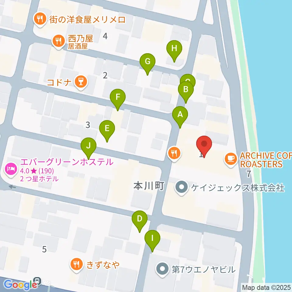 WAKOゲバントホール周辺の駐車場・コインパーキング一覧地図