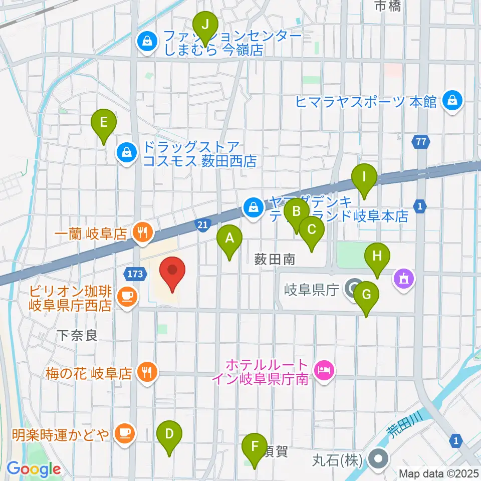 サラマンカホール周辺の駐車場・コインパーキング一覧地図