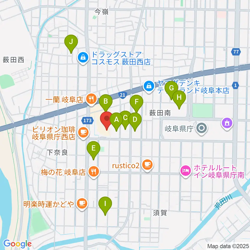 サラマンカホール周辺の駐車場・コインパーキング一覧地図