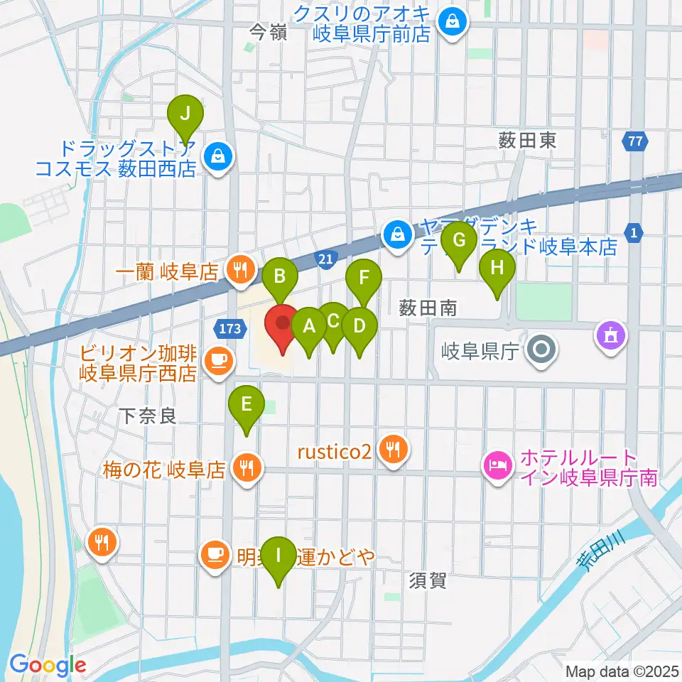 サラマンカホール周辺の駐車場・コインパーキング一覧地図