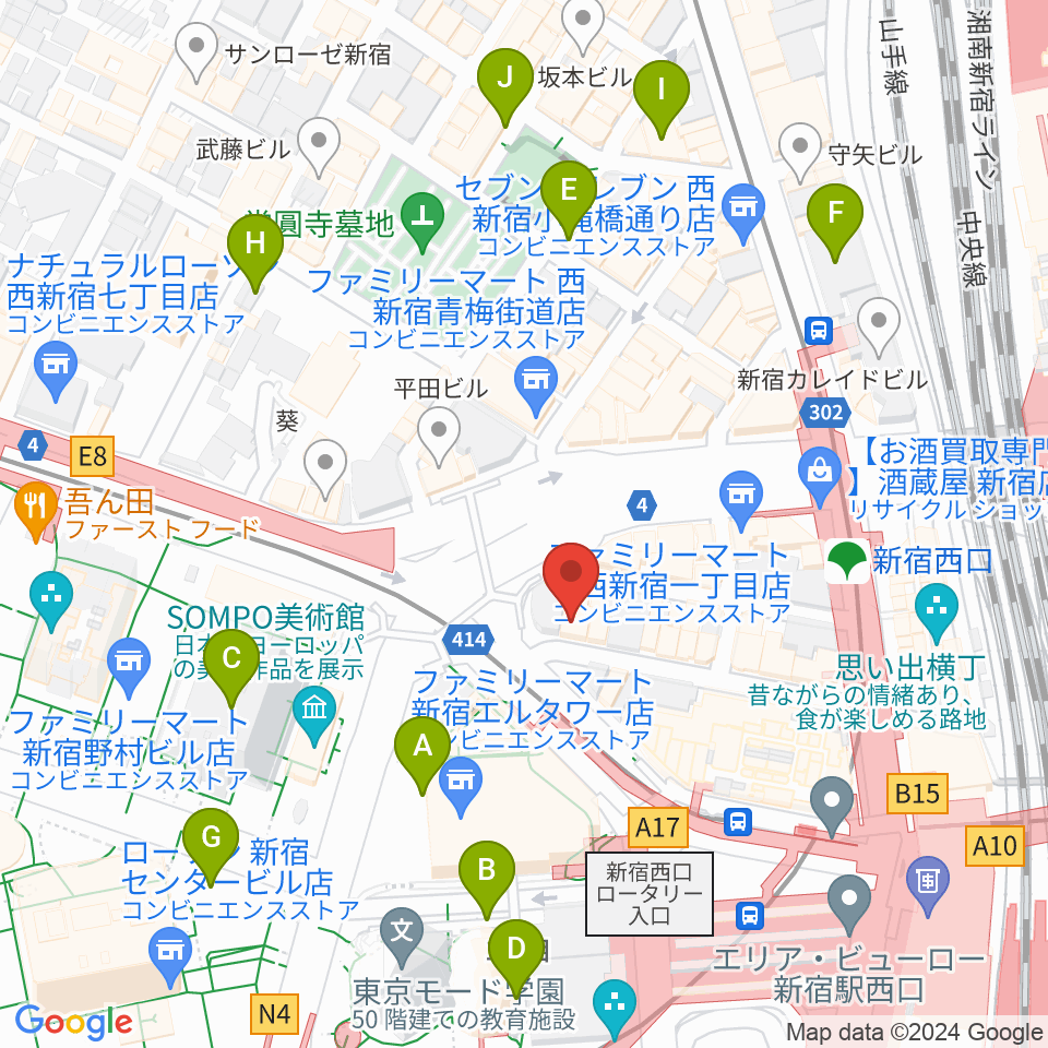 日本ダブルリード株式会社周辺の駐車場・コインパーキング一覧地図