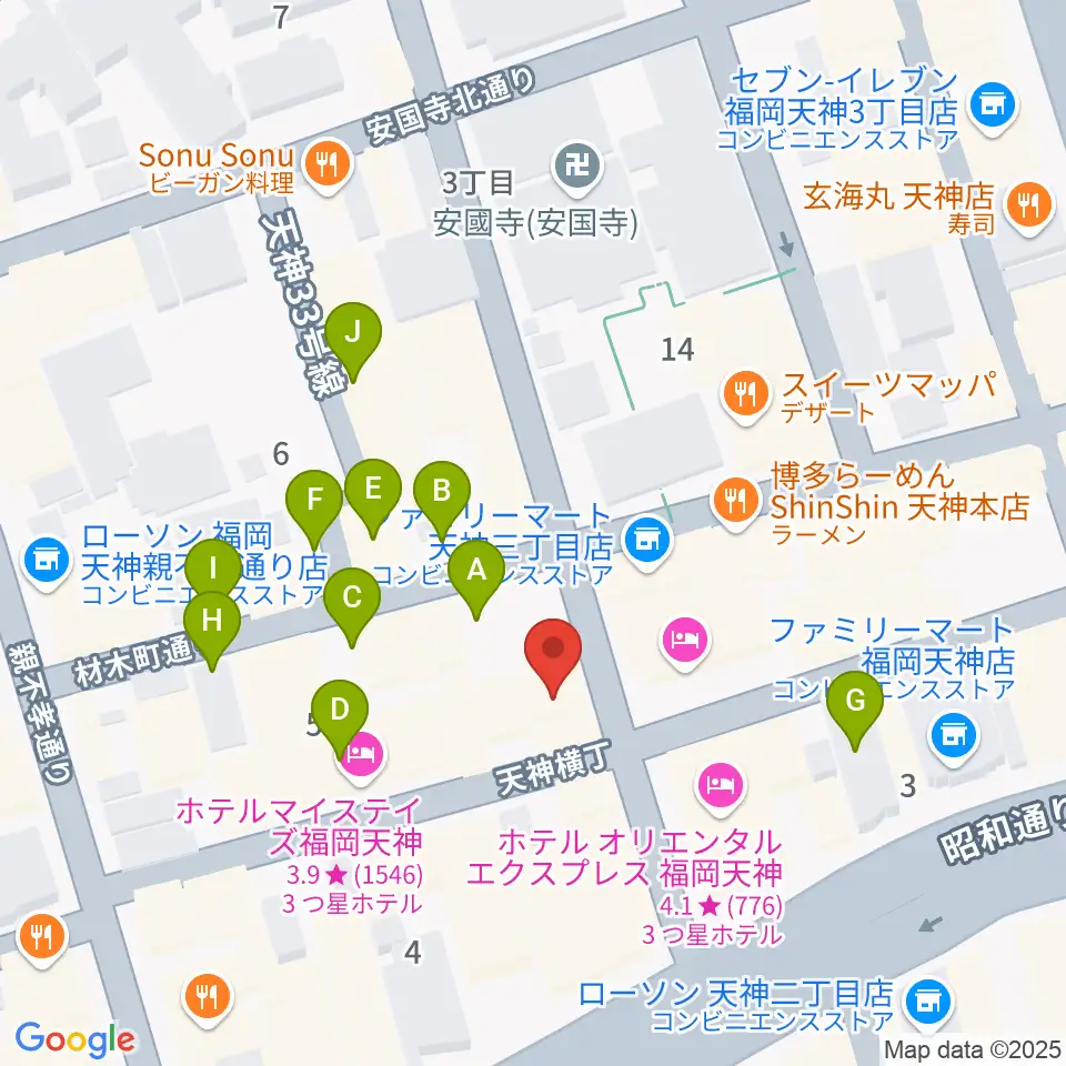 MRTミュージックスタジオ周辺の駐車場・コインパーキング一覧地図