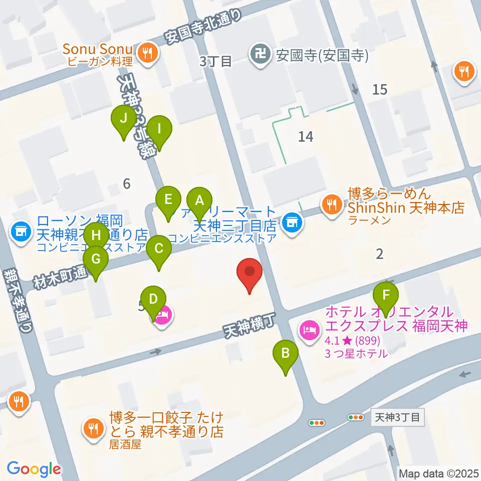 MRTミュージックスタジオ周辺の駐車場・コインパーキング一覧地図
