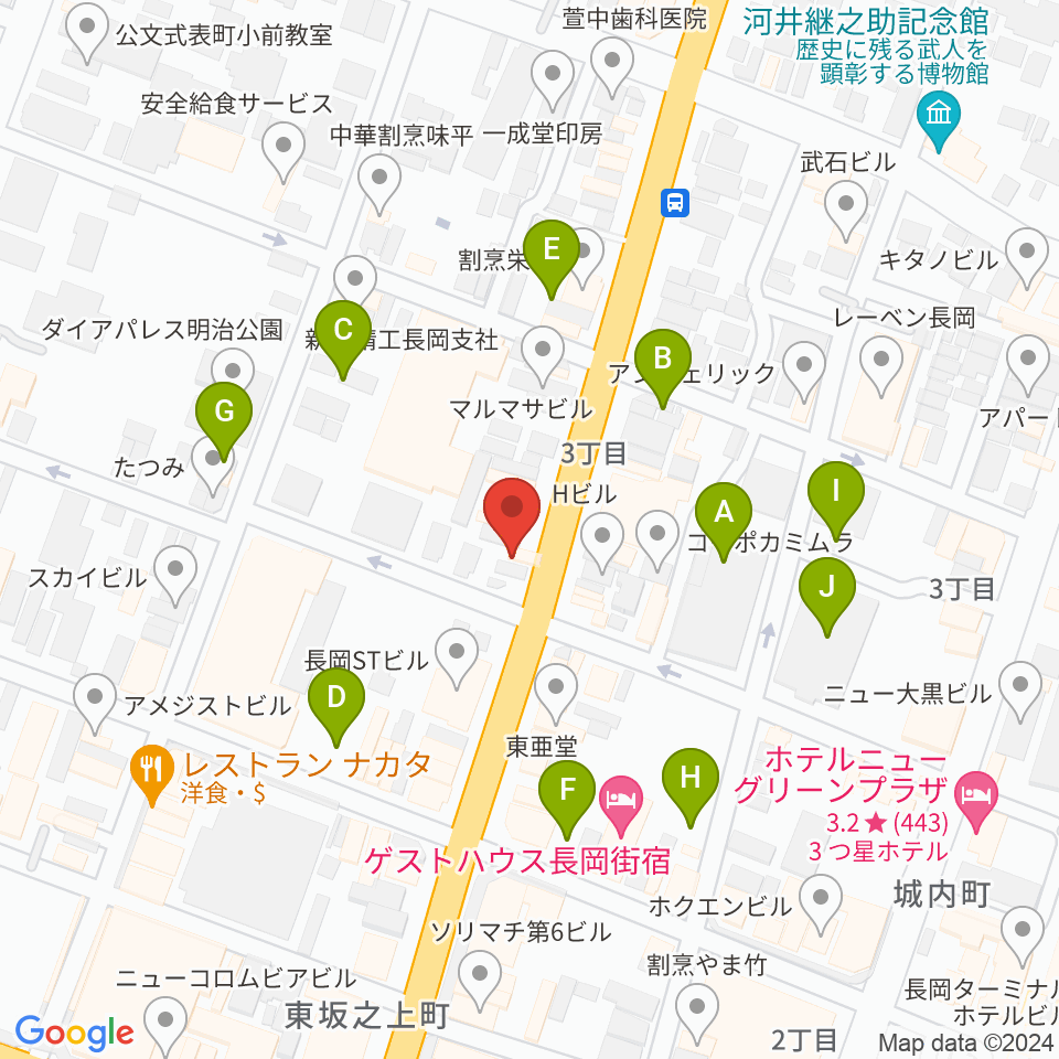 スタジオ・チャオ周辺の駐車場・コインパーキング一覧地図