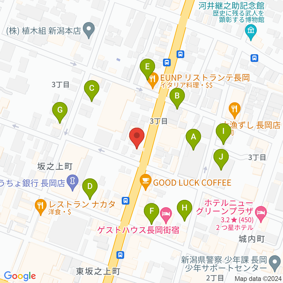 スタジオ・チャオ周辺の駐車場・コインパーキング一覧地図