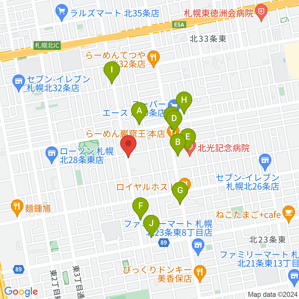 HIT STUDIO周辺の駐車場・コインパーキング一覧地図