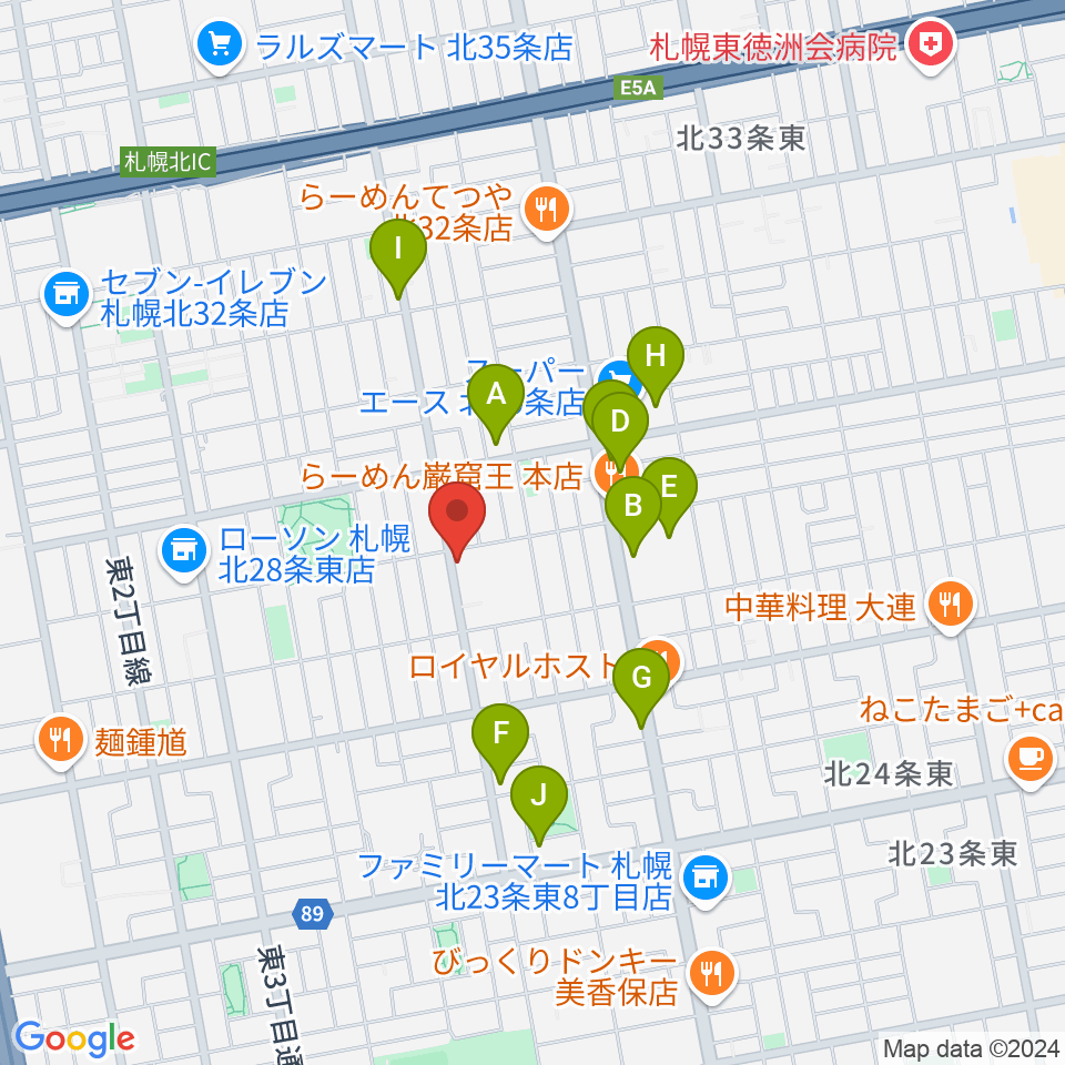 HIT STUDIO周辺の駐車場・コインパーキング一覧地図