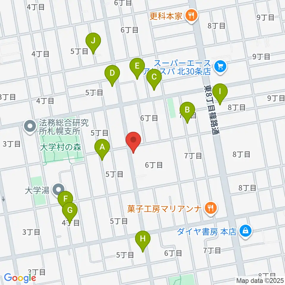 HIT STUDIO周辺の駐車場・コインパーキング一覧地図