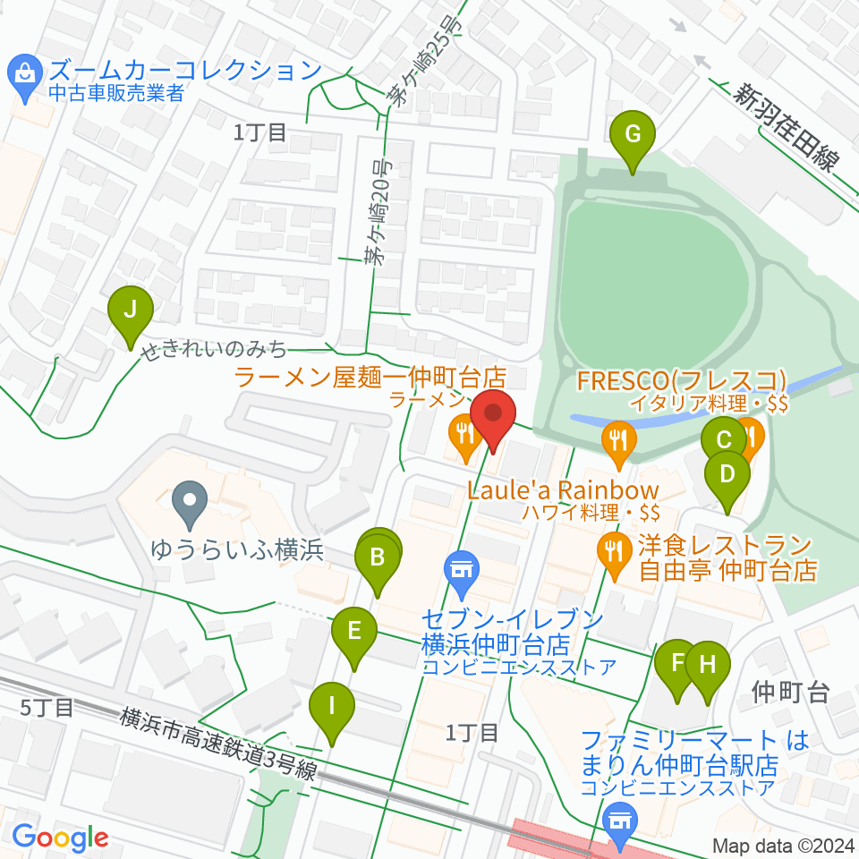 スタジオオーパーツ周辺の駐車場・コインパーキング一覧地図