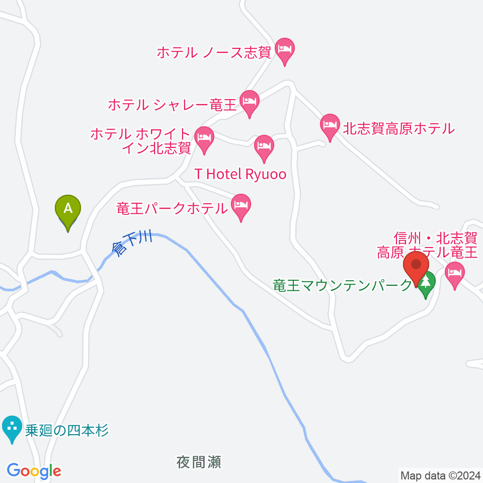 北志賀ホリデーイン周辺の駐車場・コインパーキング一覧地図