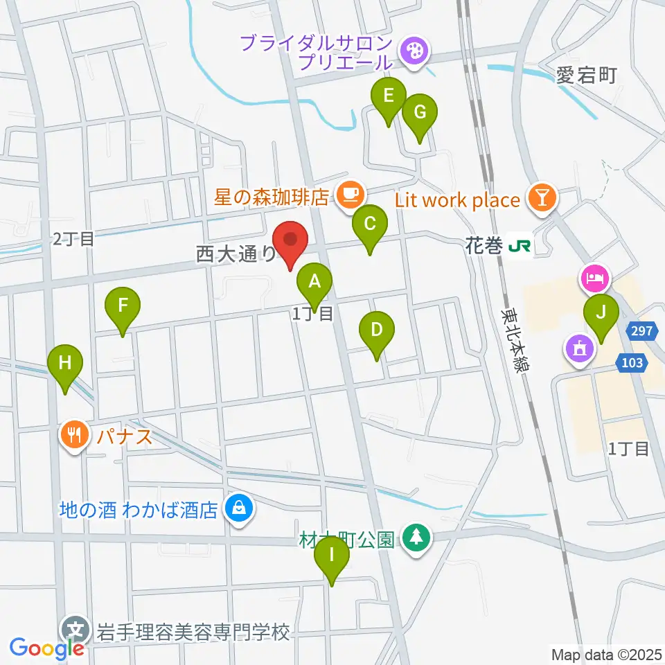 正時堂ピアノハウス周辺の駐車場・コインパーキング一覧地図