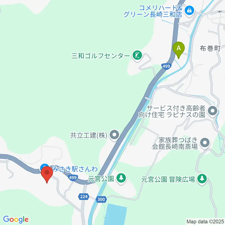 長崎市三和公民館周辺の駐車場・コインパーキング一覧地図