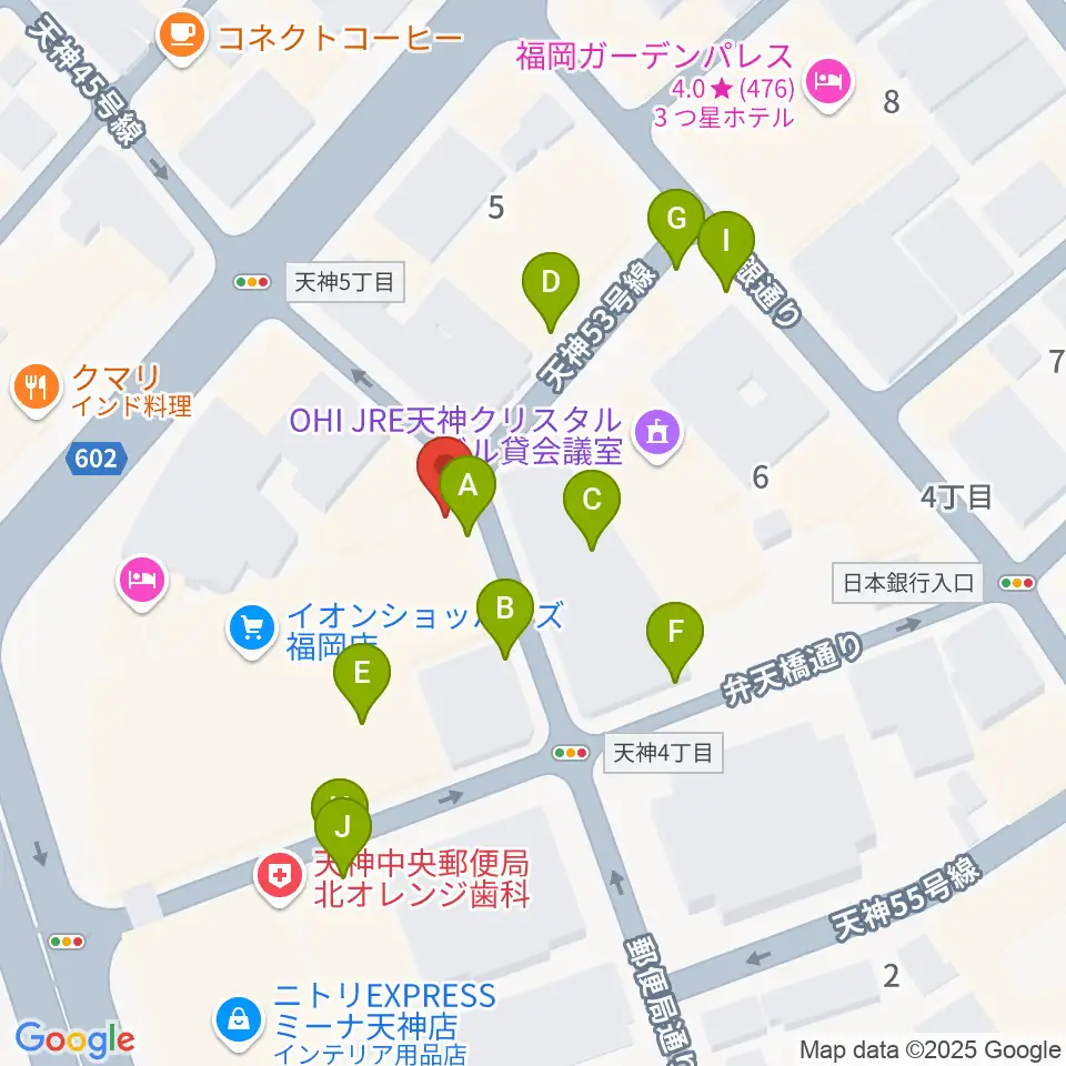 パブリックスペース四次元周辺の駐車場・コインパーキング一覧地図